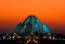 Bahai shrine India